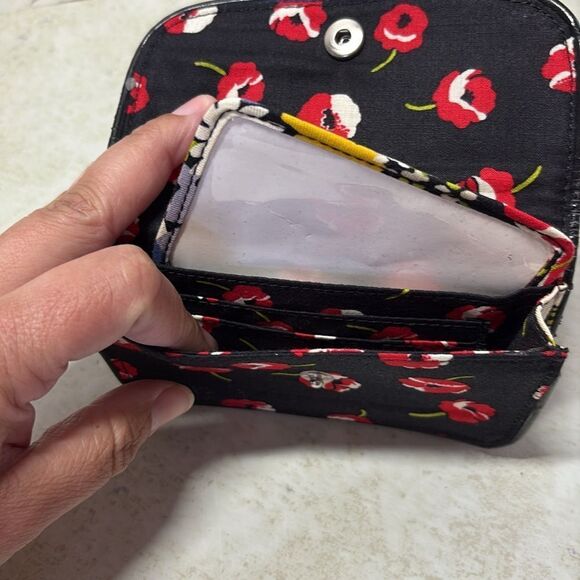Vera Bradley Poppy Fields Mini wallet - Picture 3 of 6